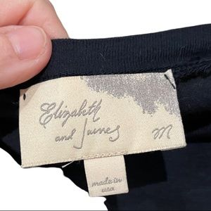 Off the Shoulder Fancy with feather like cotton on one sleeve, Womens size M